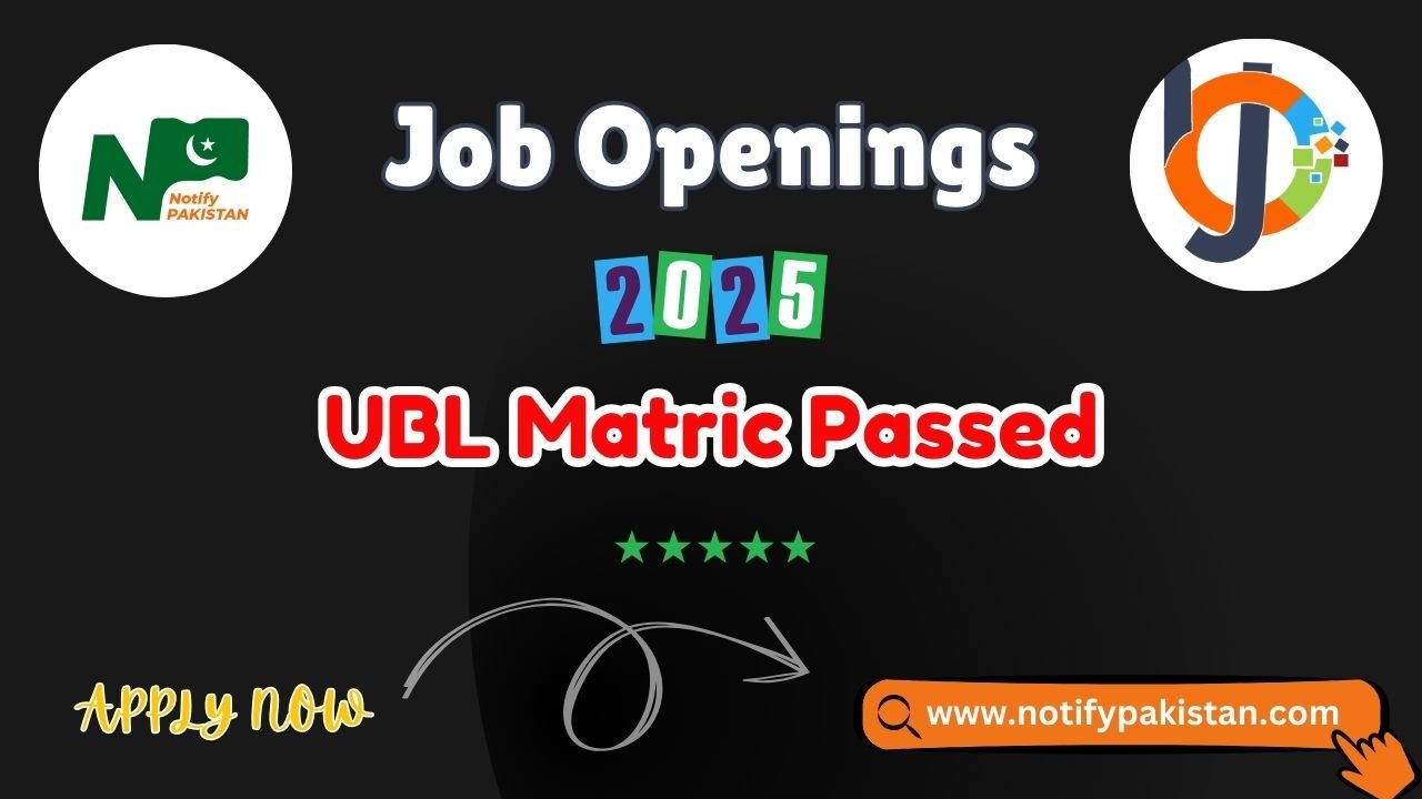 UBL Matric Passed