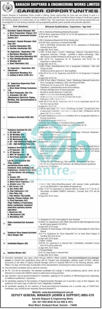 KSEW Latest Jobs 2025 Apply Online Advertisement