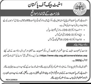 SBP Latest Jobs 2025