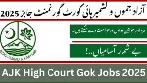 AJK High Court Gok Jobs