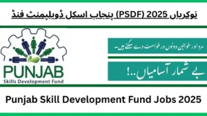 Punjab Skill Development Fund Jobs 2025