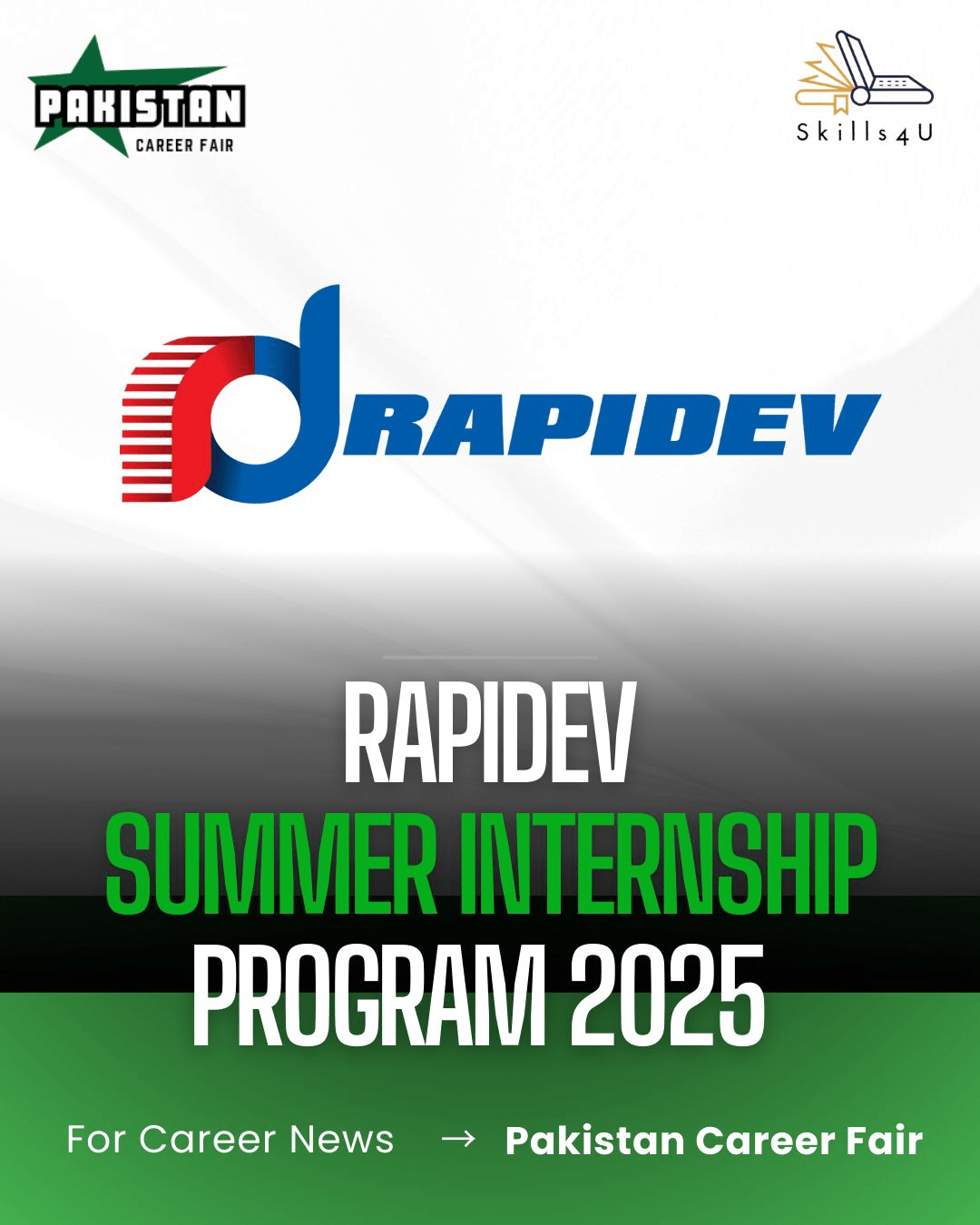 Rapidev Summer Internship Program 2025 Advertisement
