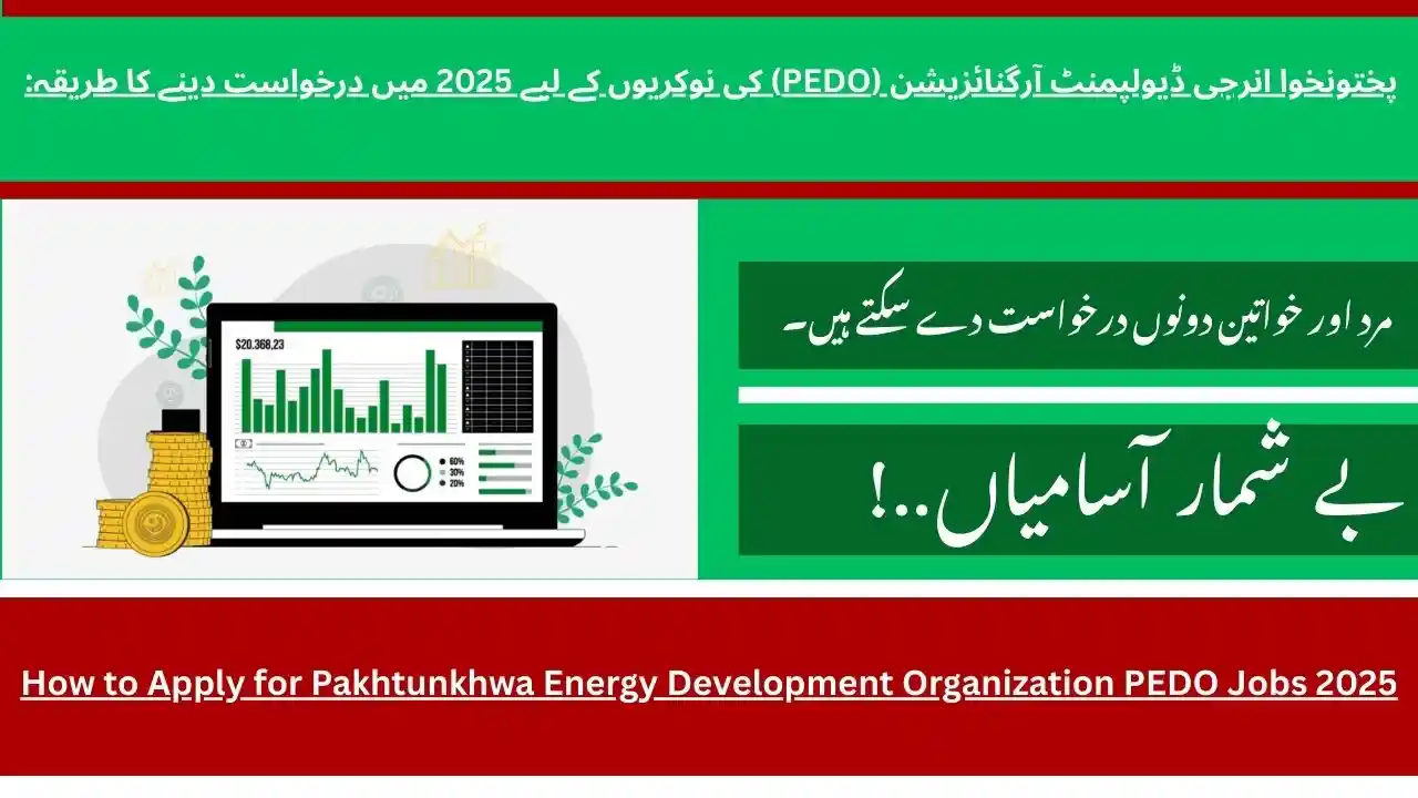 How to Apply for Pakhtunkhwa Energy Development Organization PEDO Jobs 2025