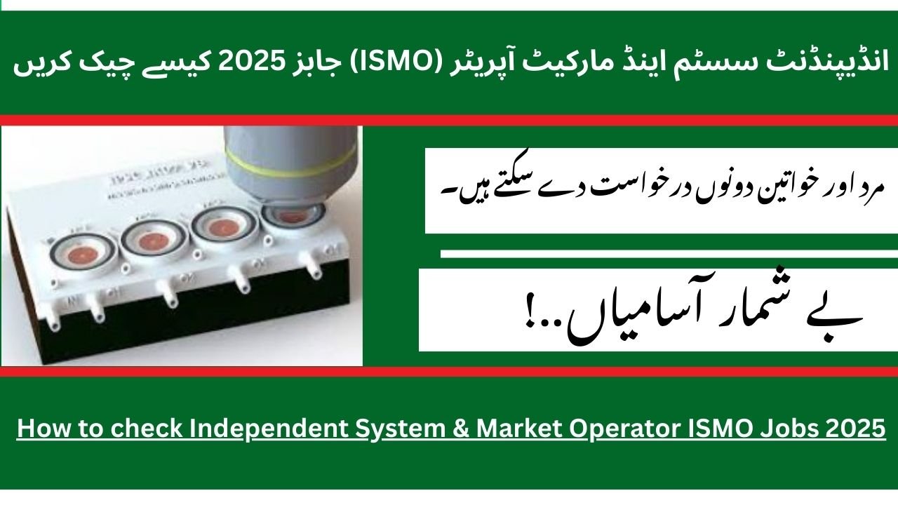 How to check Independent System & Market Operator ISMO Jobs 2025 Step by Step Guide