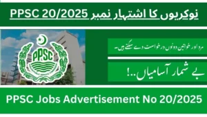 PPSC Jobs Advertisement No 202025