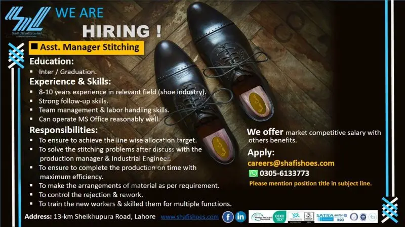 Pvt Ltd Jobs 2025 Advertisement
