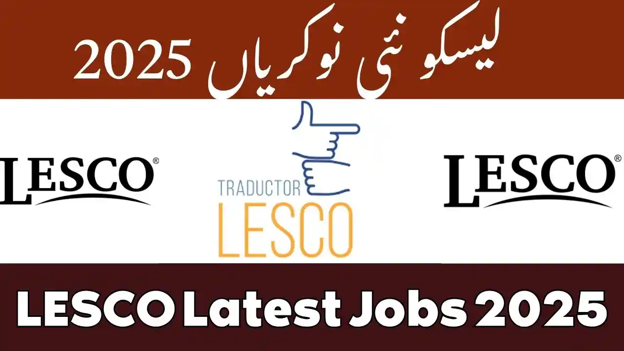LESCO Latest Jobs 2025 Online Apply