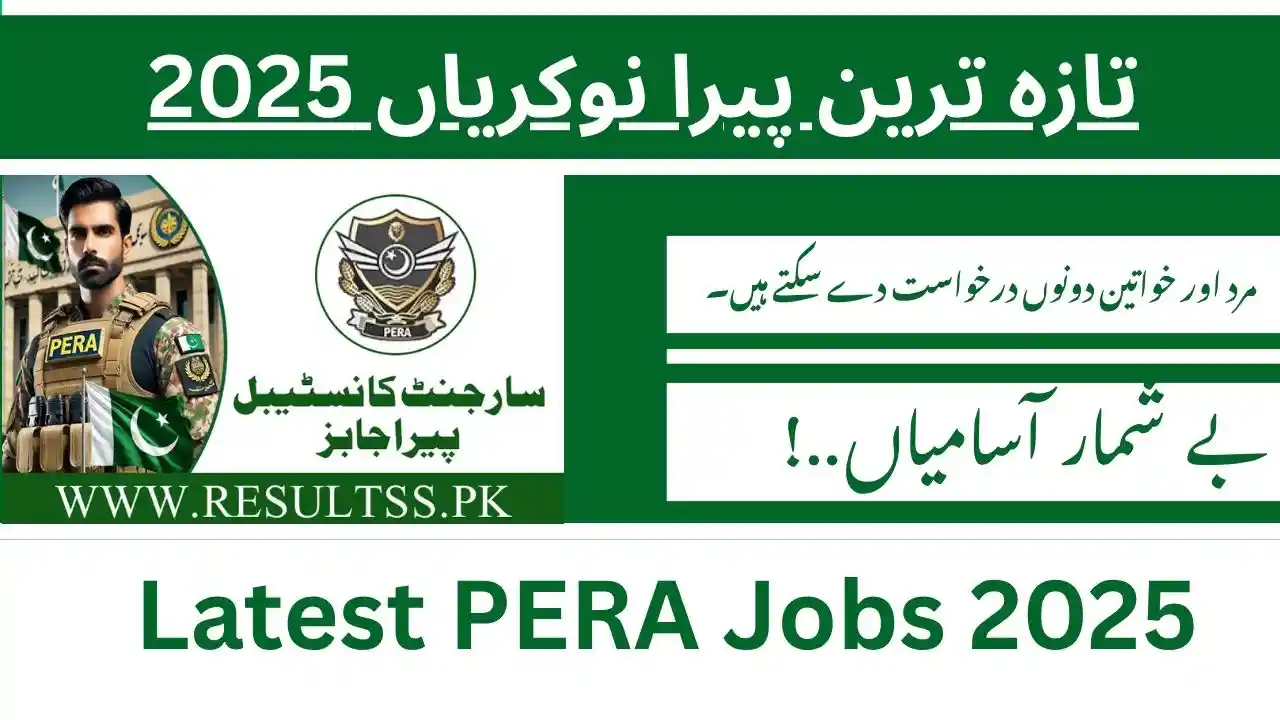 Latest PERA Jobs 2025