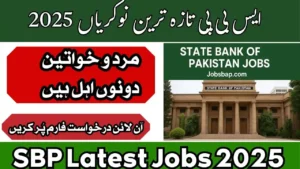 SBP Latest Jobs 2025