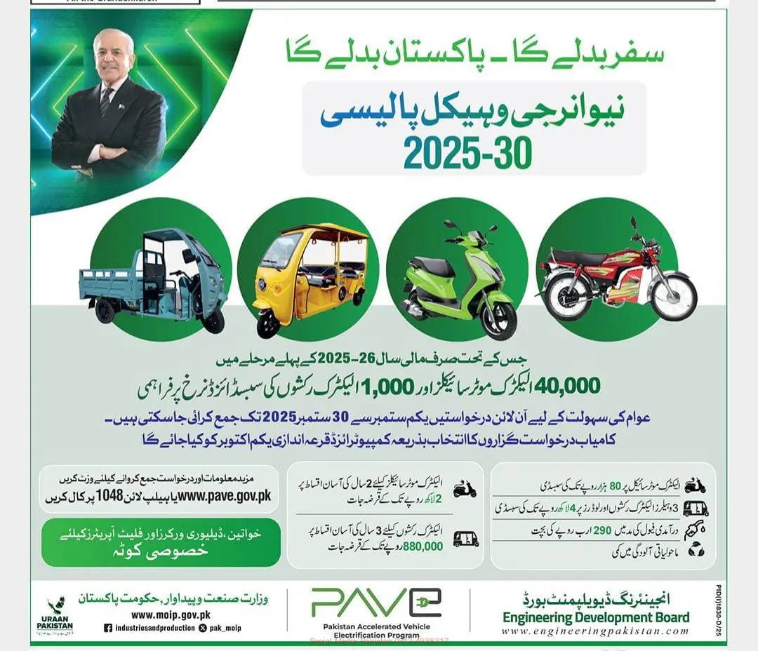 Apply Online for Electric Bike Scheme 2025 ad