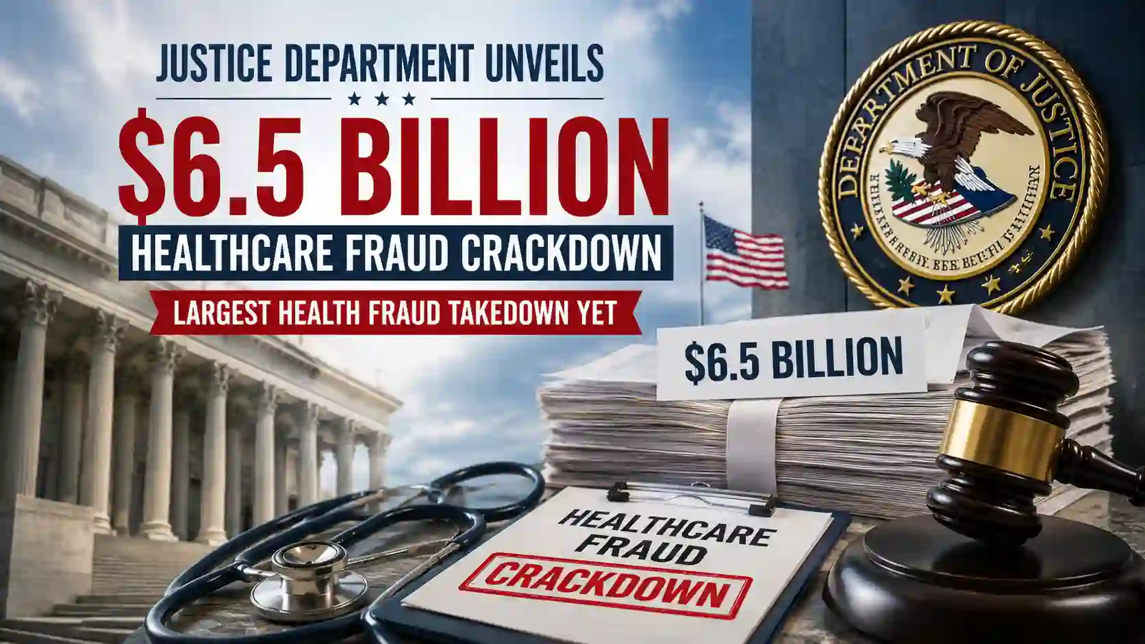 Justice Department Unveils $6.5 Billion Healthcare Fraud Crackdown in Largest Health Fraud Takedown Yet
