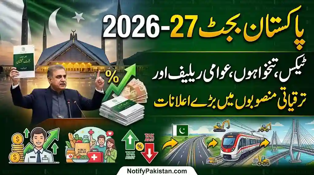 Pakistan Budget 2026-27 Major Changes Announced in Taxes, Salaries, Relief Measures, and Development Plans