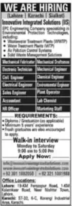 Innovative Integrated Solutions Jobs 2026 Advertisement