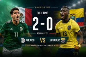 Mexico vs Ecuador Who Qualified and Who Was Eliminated Complete FIFA World Cup Update