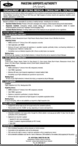 Pakistan Airports Authority PAA Jobs 2026 Advertisement