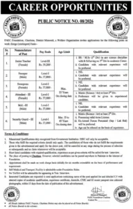 Pakistan Atomic Energy Commission PAEC Jobs 2026 Advertisement